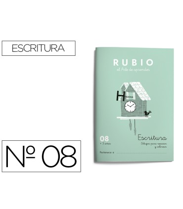 Cuaderno rubio caligrafia nº 08